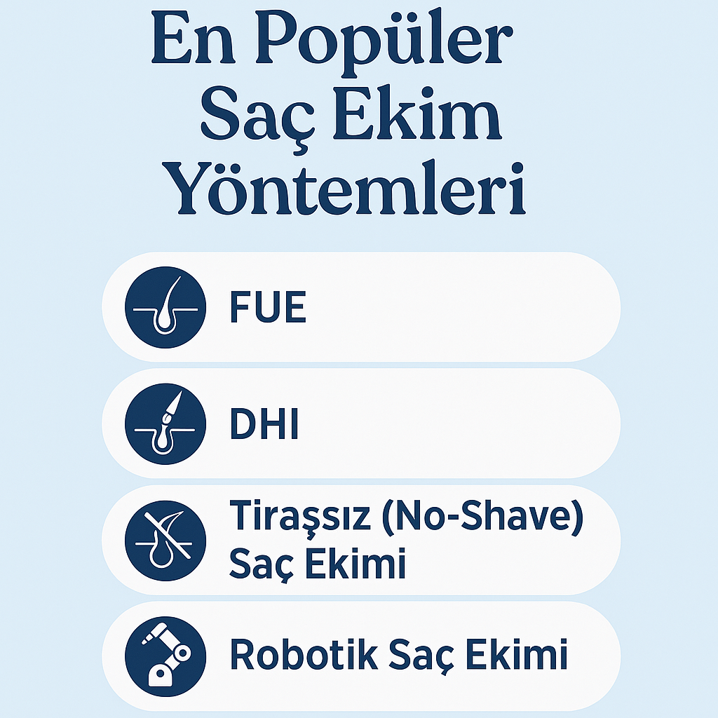En Popüler Saç Ekim Yöntemleri: 2025’te Doğal ve Kalıcı Çözümler